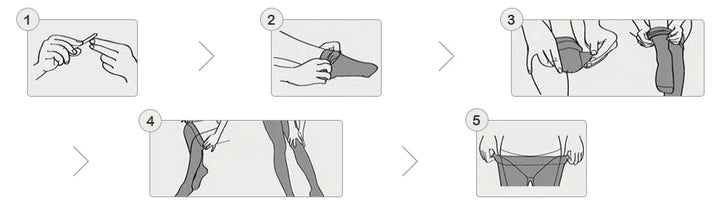 גרביון עבה נמתח במיוחד - 600 דנייר