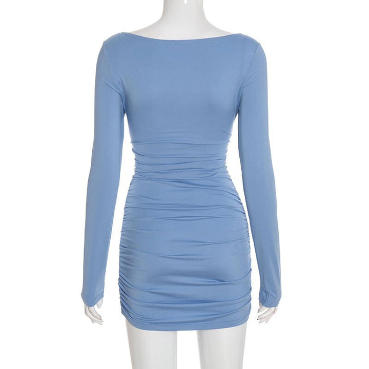 שמלת מיני בעיצוב כיווצים - נינה