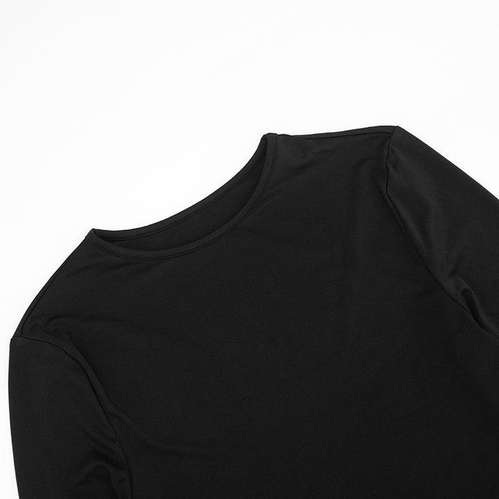 שמלת מיני בעיצוב קיפולי סאטן - שרין