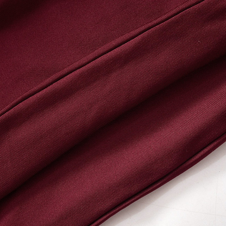 שמלת מיני בעיצוב קיפולים כתפיים חשופות - שיילה