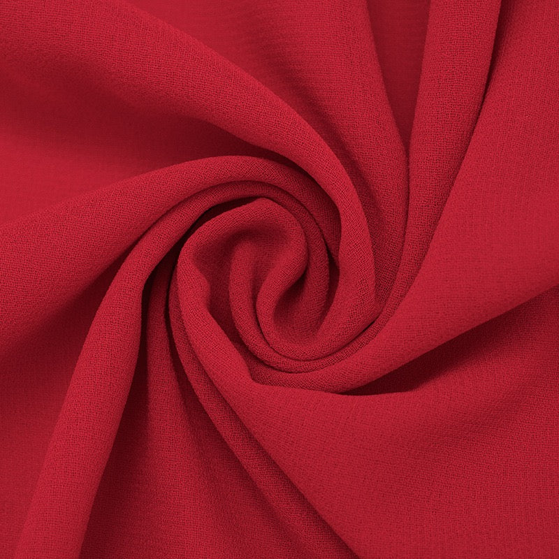 שמלת מקסי סטרפלס בעיצוב שיפון בעיטור צעיף תואם - ג׳יג׳י