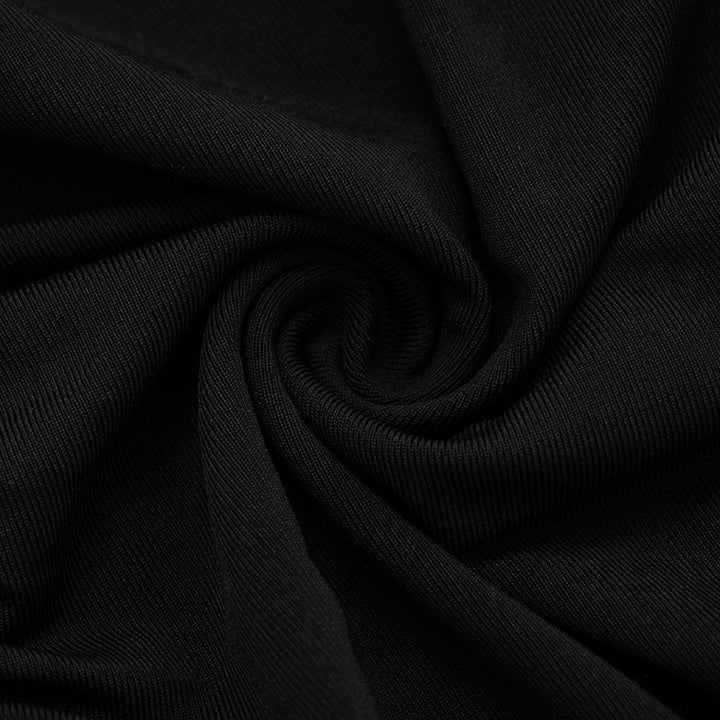 שמלת מיני בעיצוב כיווצים כתפיים חשופות - ג׳ימי