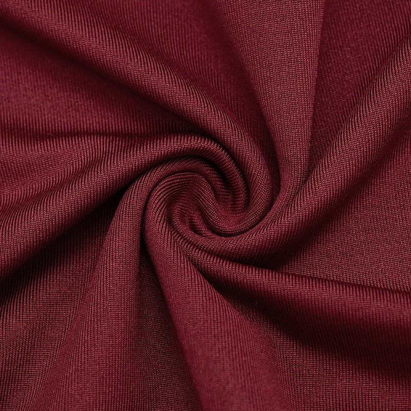 שמלת מיני בעיצוב בגד גוף וקיפולים כתפיים חשופות - רוקי