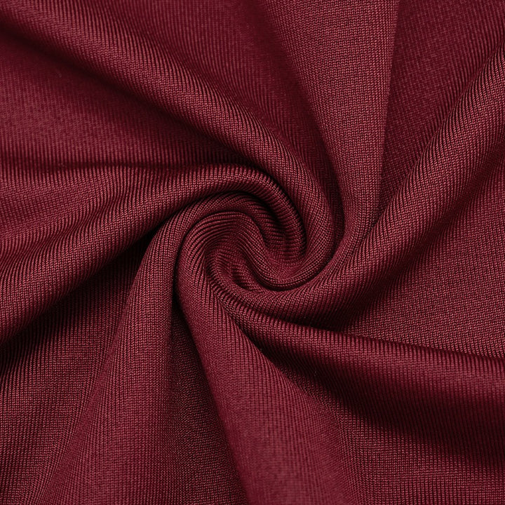 שמלת מיני בעיצוב בגד גוף וקיפולים כתפיים חשופות - רוקי