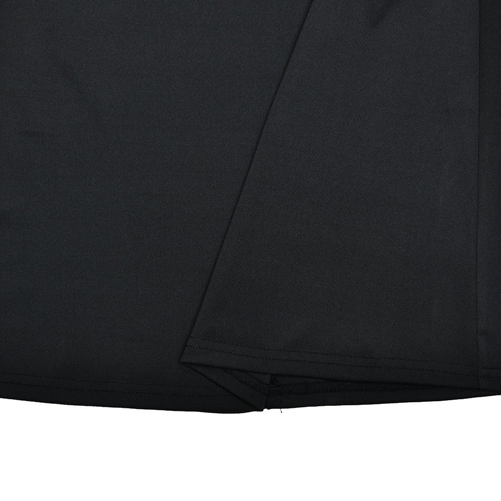 שמלת מקסי בעיטור כיווצי קטיפה - Sela