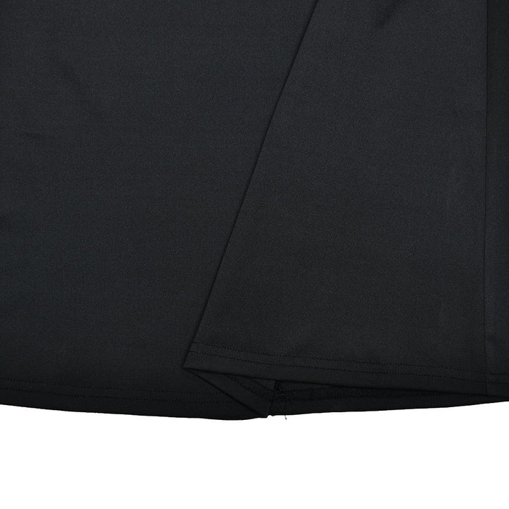 שמלת מקסי בעיטור כיווצי קטיפה - Sela