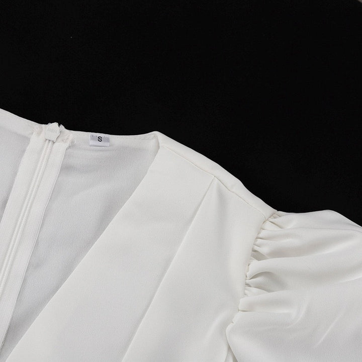 שמלת מידי בעיצוב בעיטור כפתורים - טאלין