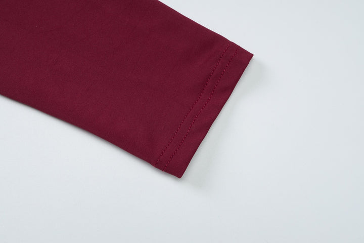 שמלת מקסי בעיצוב כיווצים קשירה בגב להצמדה במותן - הרמוסה