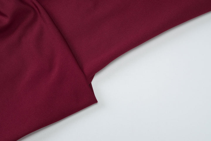 שמלת מקסי בעיצוב כיווצים קשירה בגב להצמדה במותן - הרמוסה