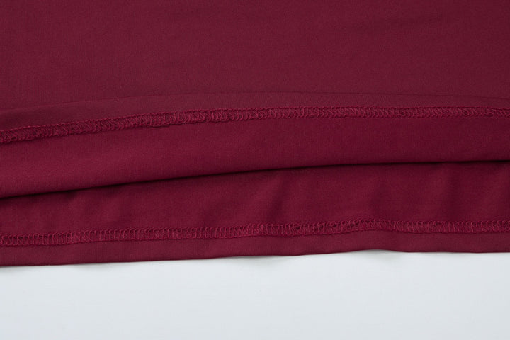 שמלת מקסי בעיצוב כיווצים קשירה בגב להצמדה במותן - הרמוסה