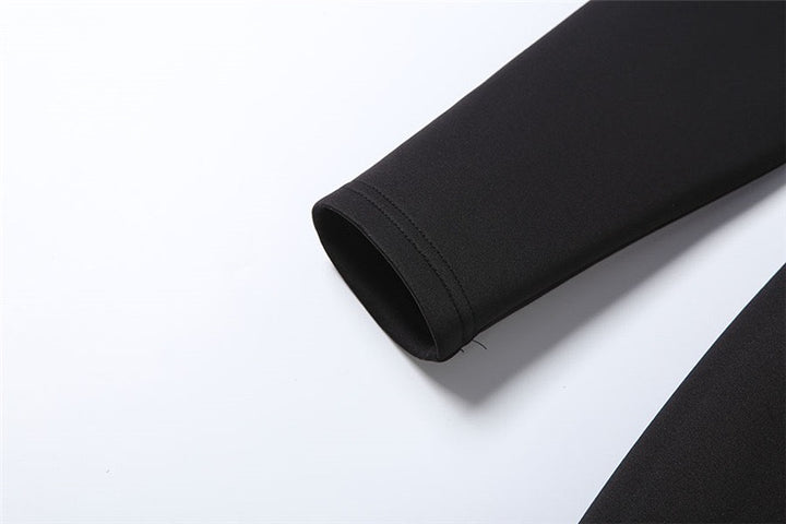 שמלת מקסי אלגנטית מחויטת בעיטור תחרה בעיצוב שסע - YANA