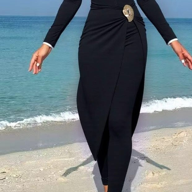 בגד ים צנוע אוברול ארוך + חצאית תואמת - ליילה