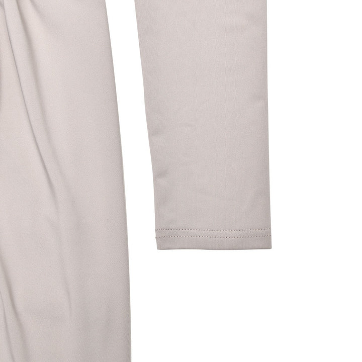 שמלת מקסי מחוך בעיצוב שסע וקיפולים מחשוף V גב פתוח - TANIR