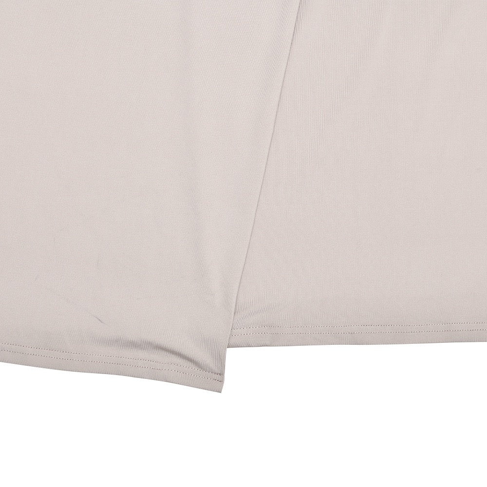 שמלת מקסי מחוך בעיצוב שסע וקיפולים מחשוף V גב פתוח - TANIR