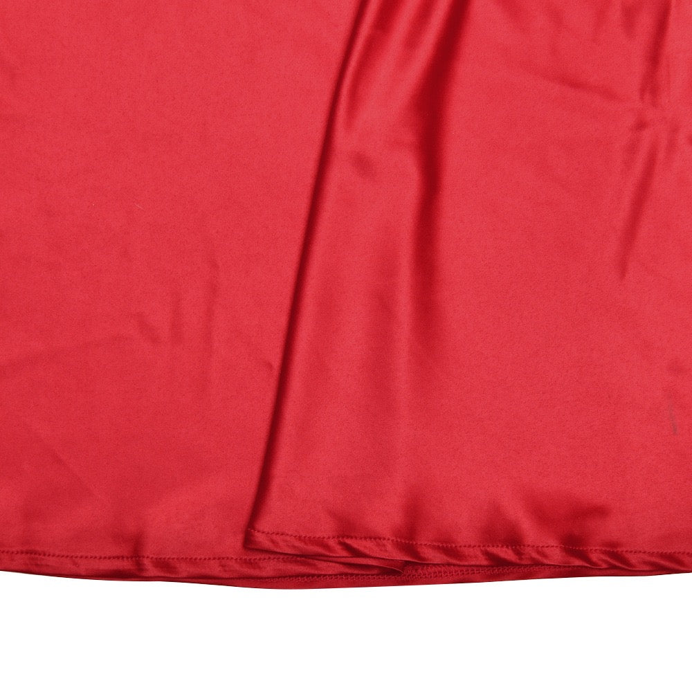 שמלת מקסי בעיצוב קיפולי סאטן ומחוך - Tamara