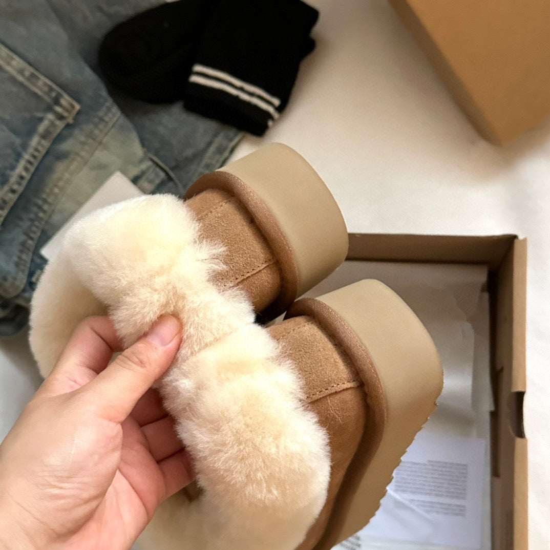 נעלי בית פרוותיות באיכות גבוהה שטוח / פלטפורמה