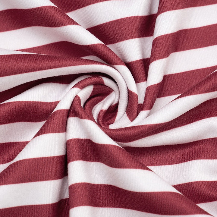 חליפת פסים מכנסיים קצרים וחולצה - LIRI