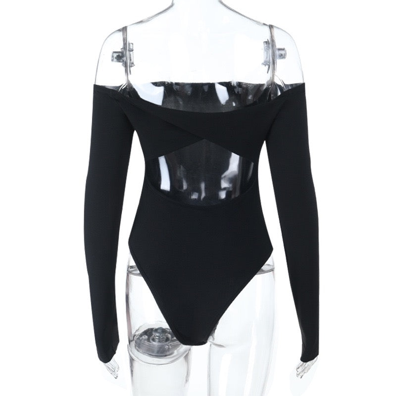 חולצת בגד גוף כתפיים חשופות גב פתוח - ניילס