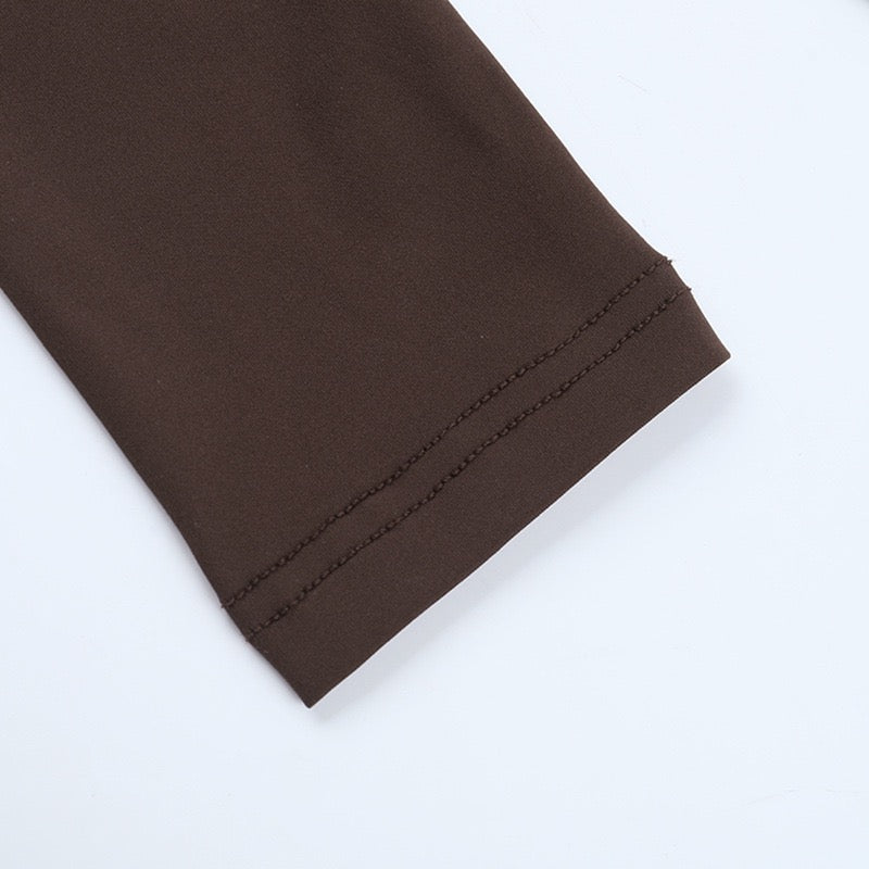 שמלת מקסי בעיצוב מחוך צווארון גולף - SHERON