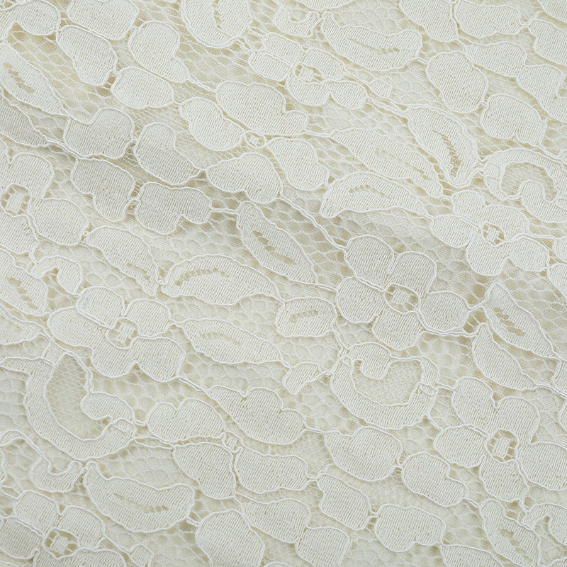 שמלת מקסי תחרה בעיצוב כתפיות פרחים - נורית