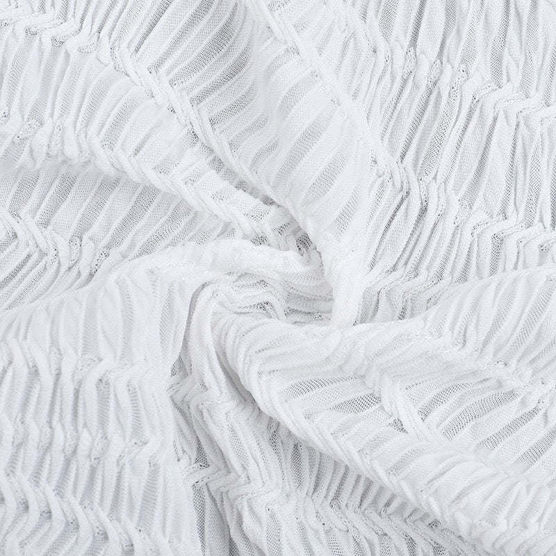 שמלת מקסי קולר בעיצוב כיווצים קשירה בעורף גב פתוח - לין