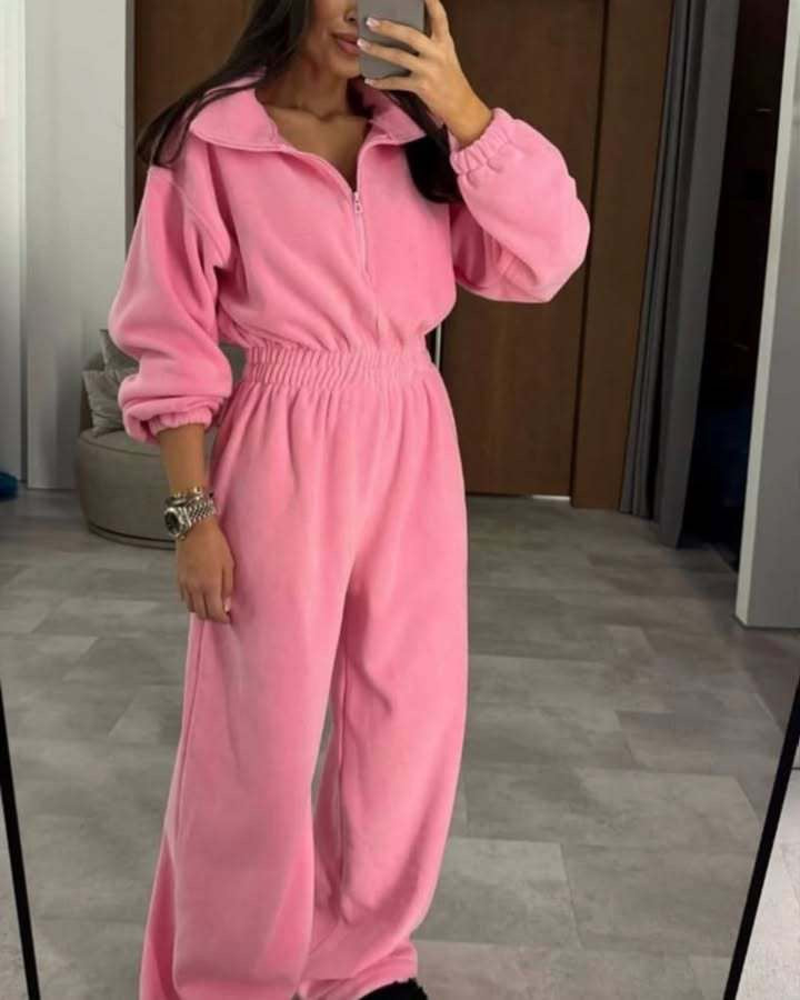 סרבל חורפי רוכסן קדמי - Frances