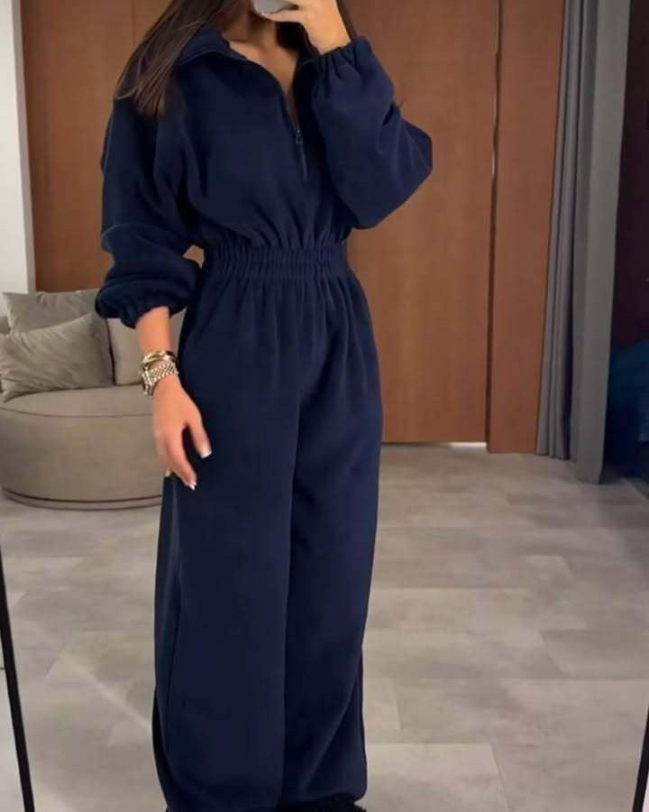 סרבל חורפי רוכסן קדמי - Frances