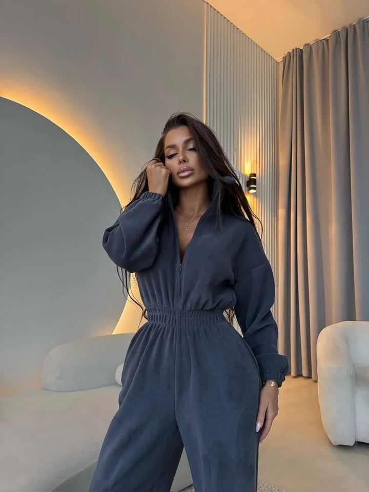 סרבל חורפי רוכסן קדמי - Frances