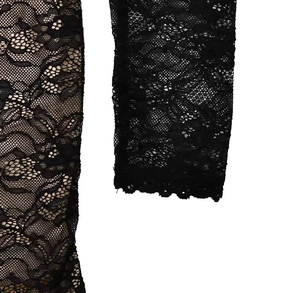 שמלת מיני תחרה בעיצוב מחוך - עלמא