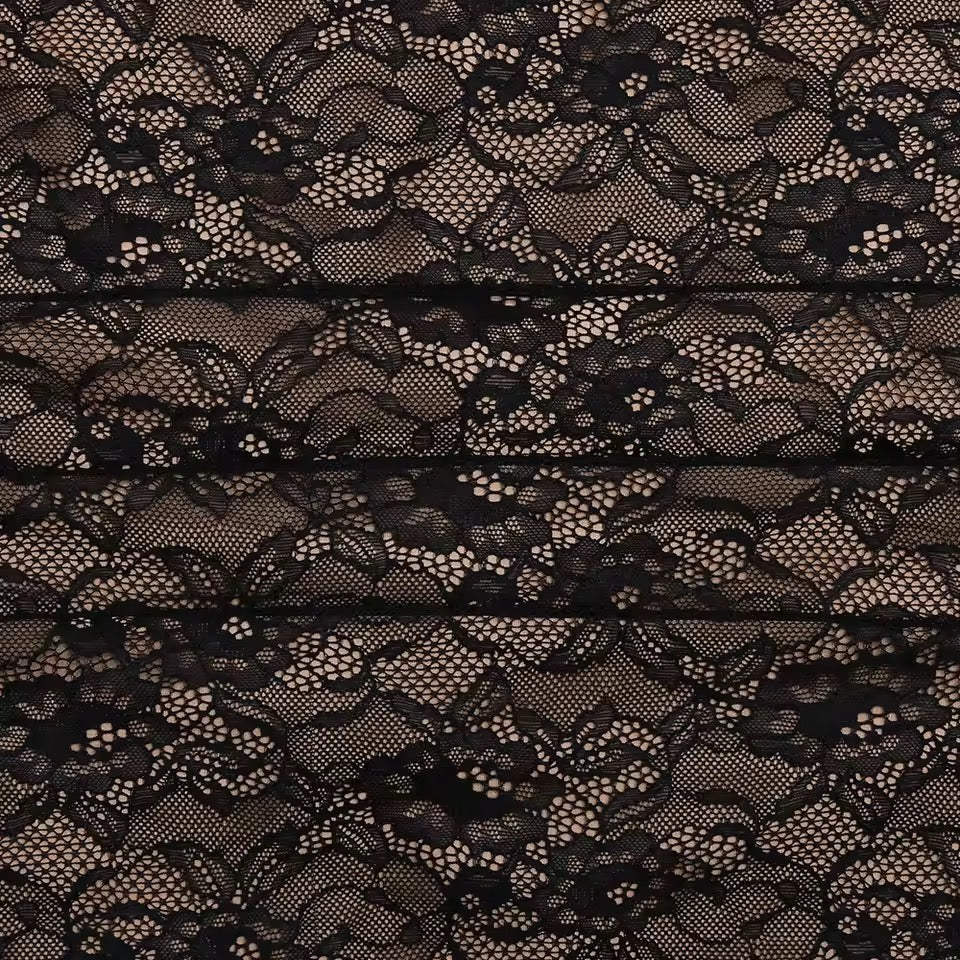 שמלת מקסי סטרפלס תחרה בעיצוב עליונית תואמת - לורנזה