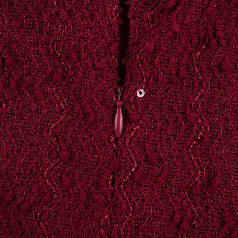 שמלת מקסי בעיצוב מחוך פייטים בעיטור קשירה וצעיף תואם - מייז