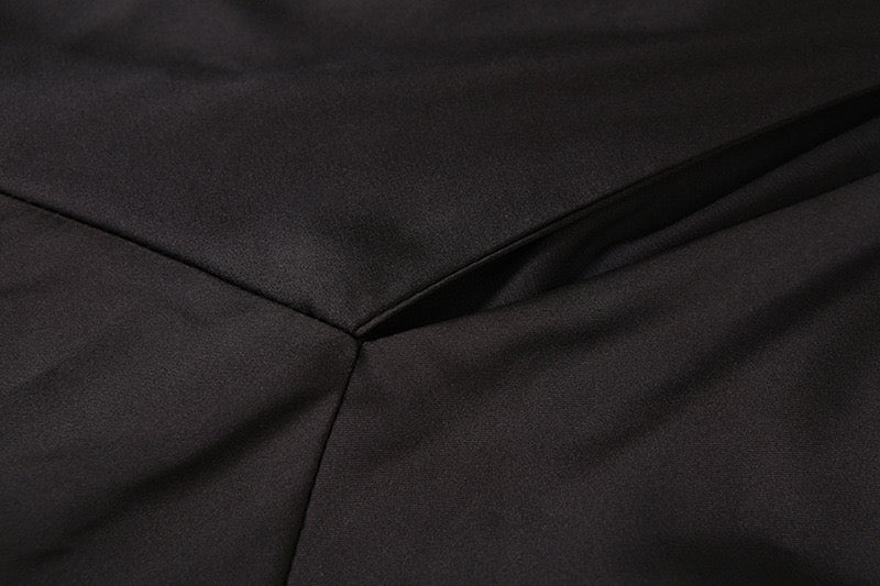 שמלת מקסי סאטן קולר גב פתוח בגזרת בת הים - ארנה