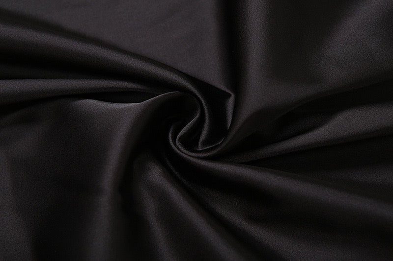 שמלת מקסי סאטן קולר גב פתוח בגזרת בת הים - ארנה