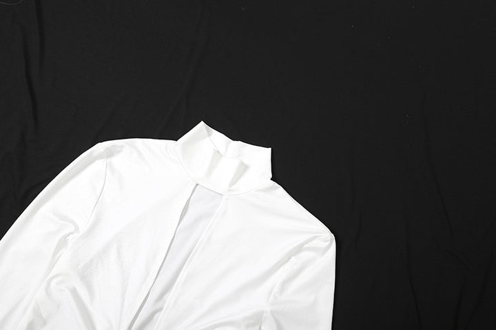 שמלת מקסי קולר בעיצוב פתח ושסע - Almor