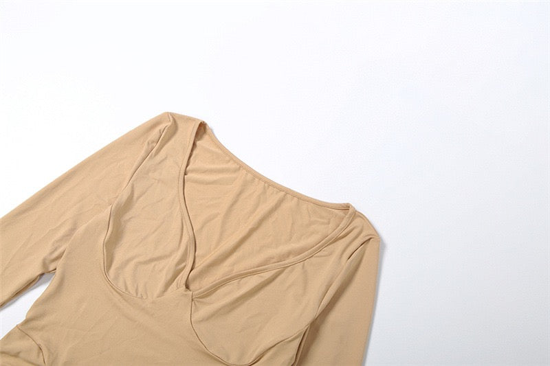 שמלת מקסי בעיצוב כיווצים - דין