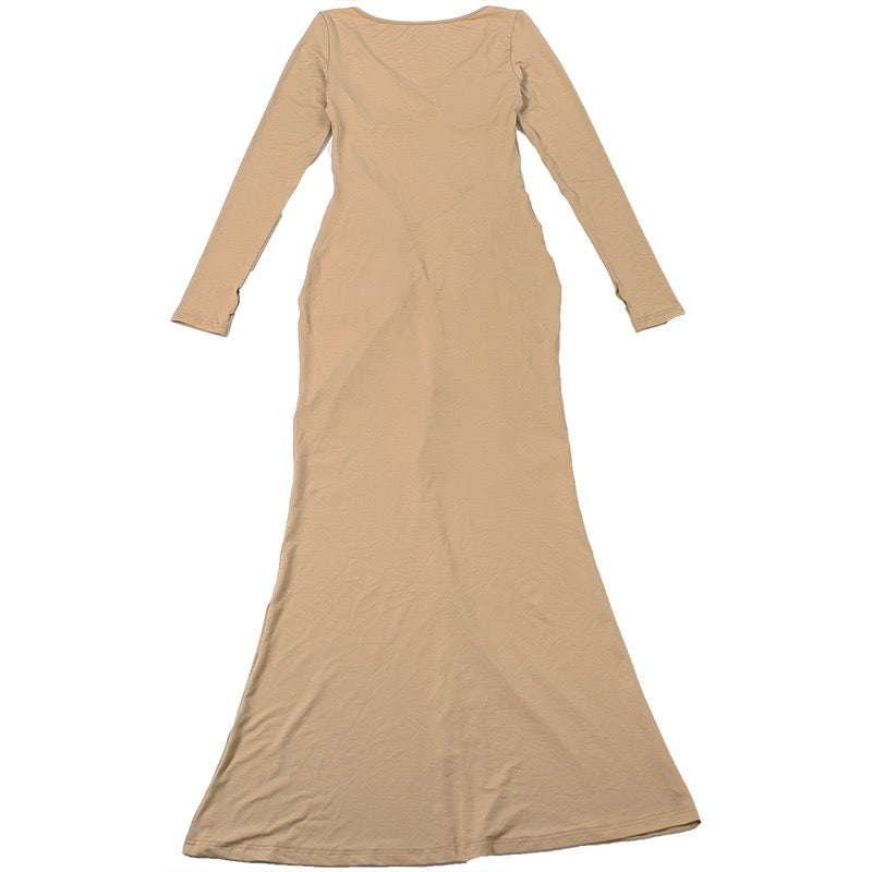 שמלת מקסי בעיצוב כיווצים - דין