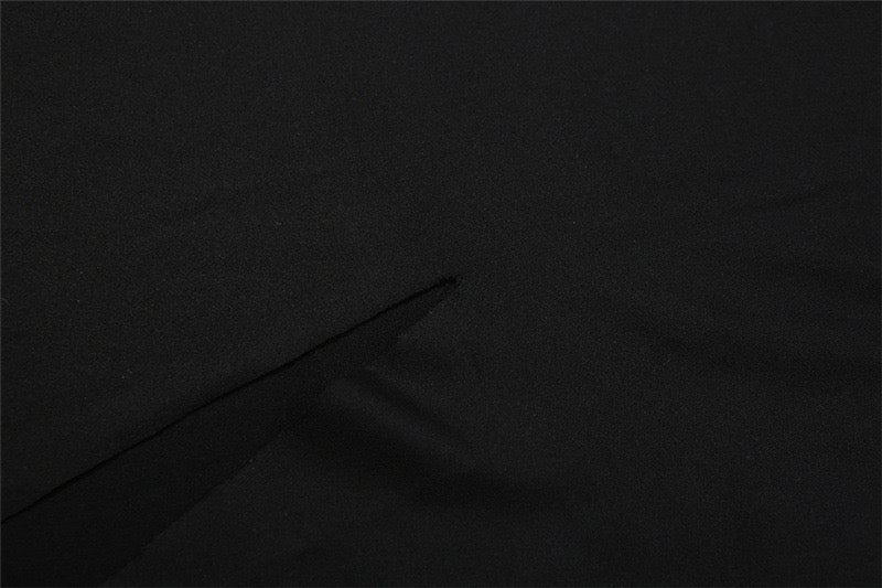 שמלת מקסי בד מחטב בעיצוב שסע שרוולי שיפון - פולה