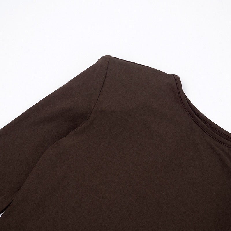 שמלת מקסי בעיצוב קיפולי סאטן - ניה