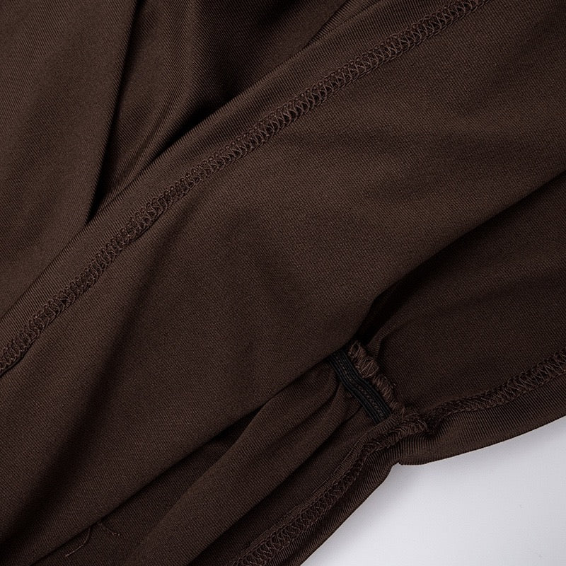 שמלת מיני בעיצוב כיווצים וקיפולים - נוי