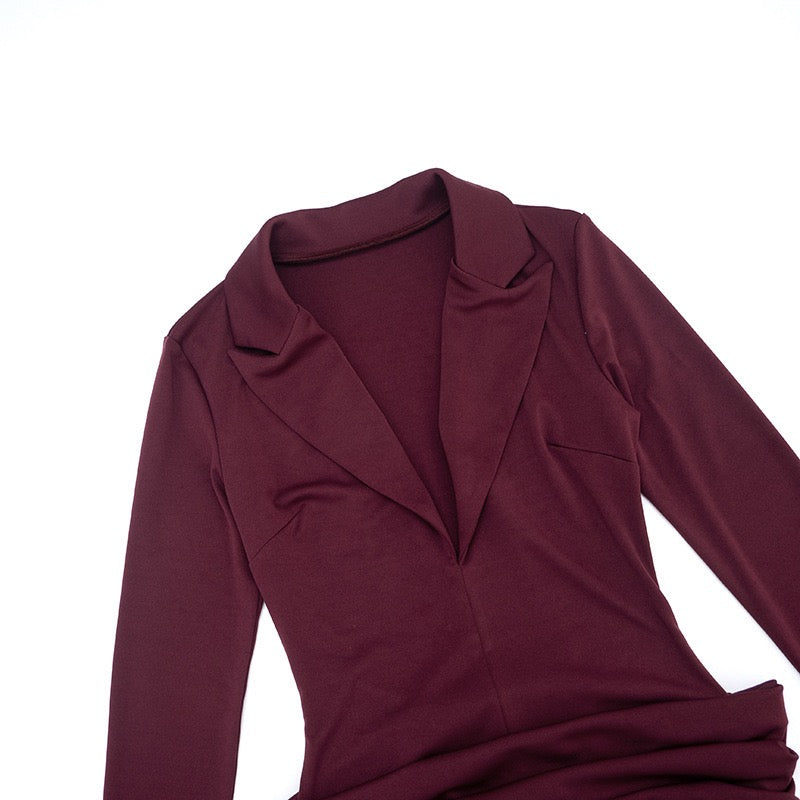 שמלת מיני בעיצוב קיפולים - ליר