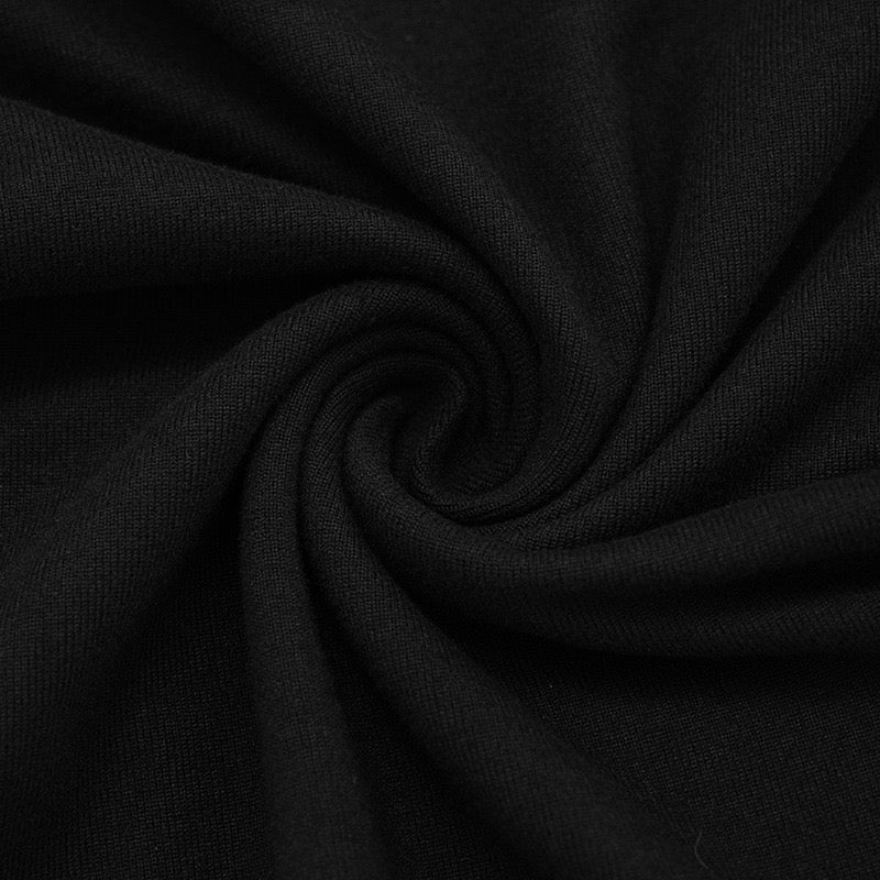 שמלת מיני צמודה בעיטור צעיף תואם - שלי