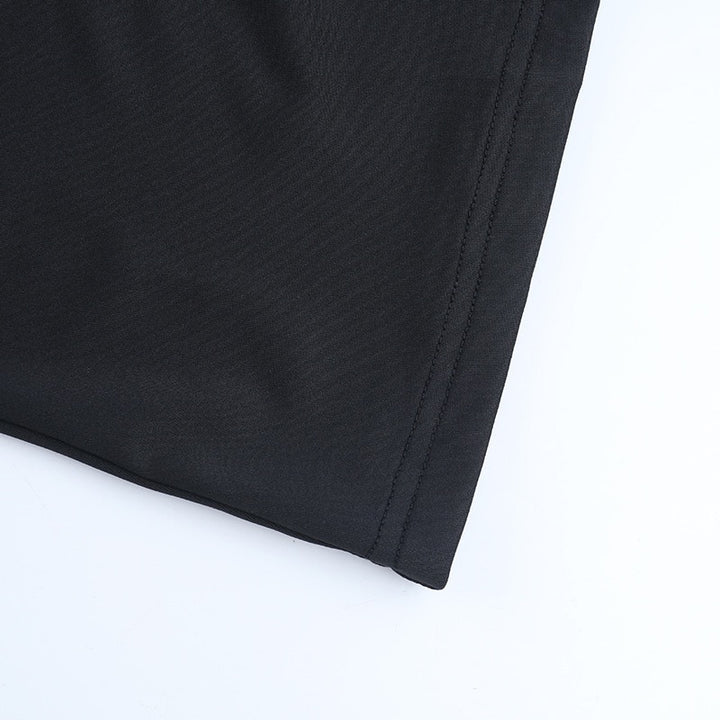 שמלת מידי כתפיים חשופות בעיצוב שרוולי שיפון - מדליין