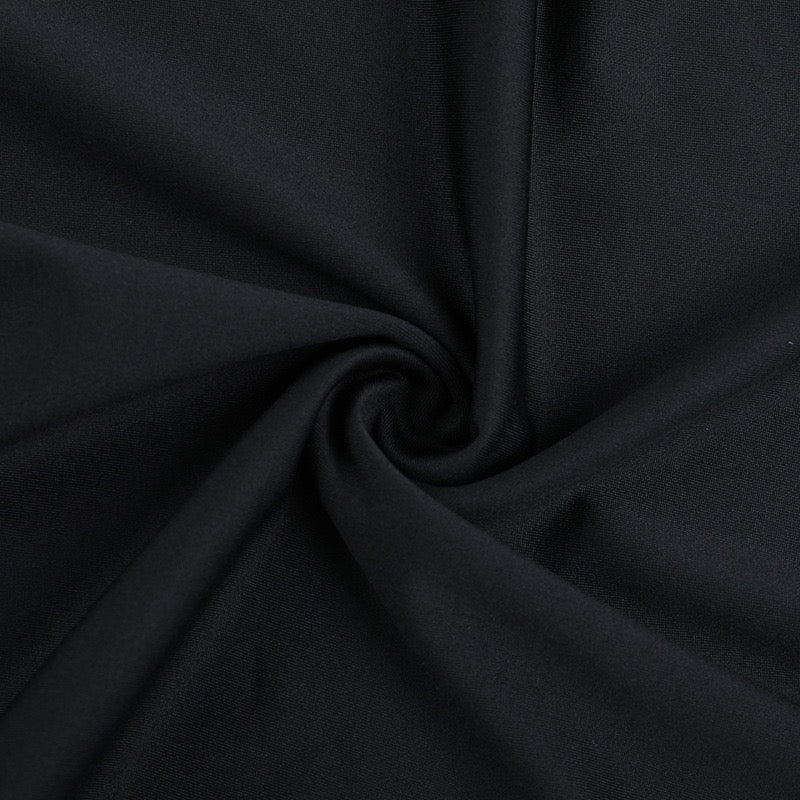 שמלת מידי כתפיים חשופות בעיצוב שרוולי שיפון - מדליין