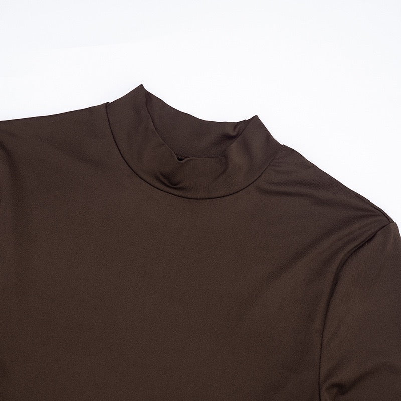 שמלת מיני בעיצוב קיפולי סאטן - פרנסיס