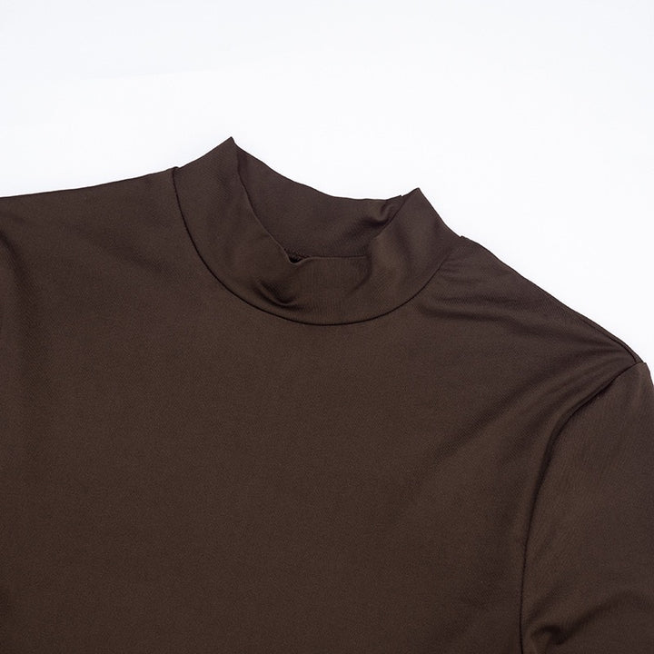 שמלת מיני בעיצוב קיפולי סאטן - פרנסיס