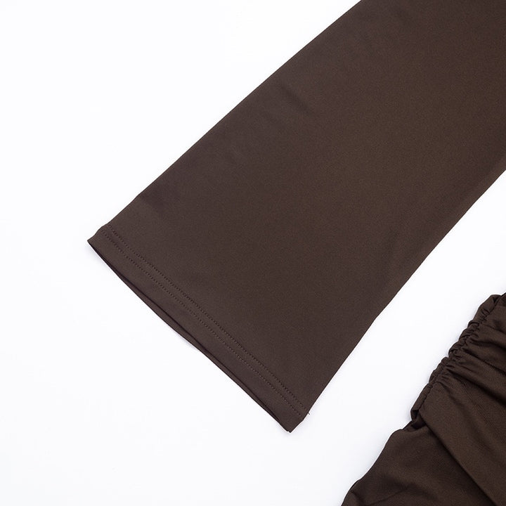 שמלת מיני כתפיים חשופות בעיטור צעיף - אור