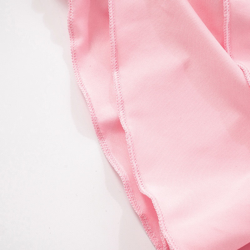 שמלת מיני מלמלה כתפיים חשופות בעיצוב כיווצים - ניני