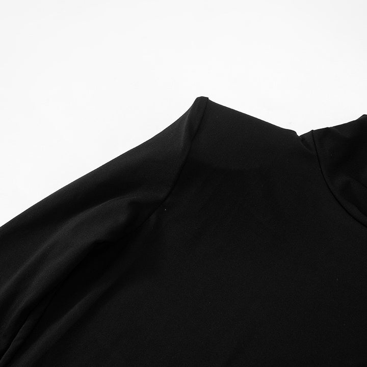 שמלת מקסי גולף בעיצוב כיווצים בגזרת בת הים - יסכה