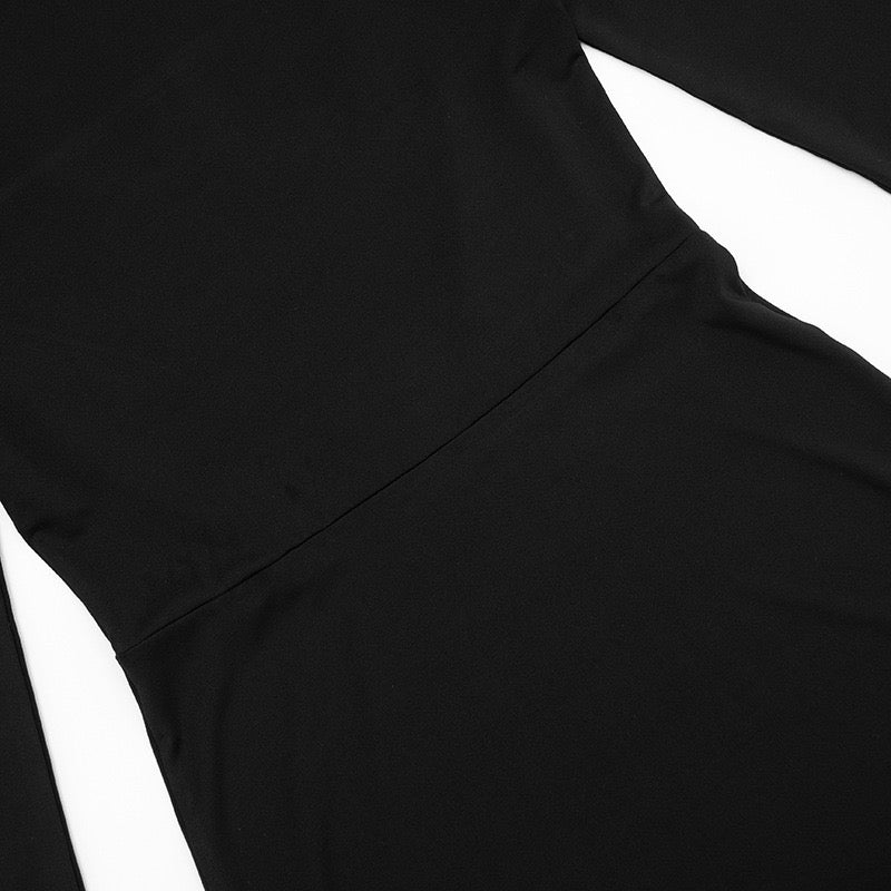 שמלת מקסי בגזרת A בעיצוב קולר ופתח - ג׳ריס