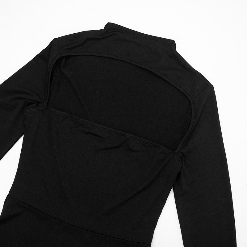 שמלת מקסי בגזרת A בעיצוב קולר ופתח - ג׳ריס